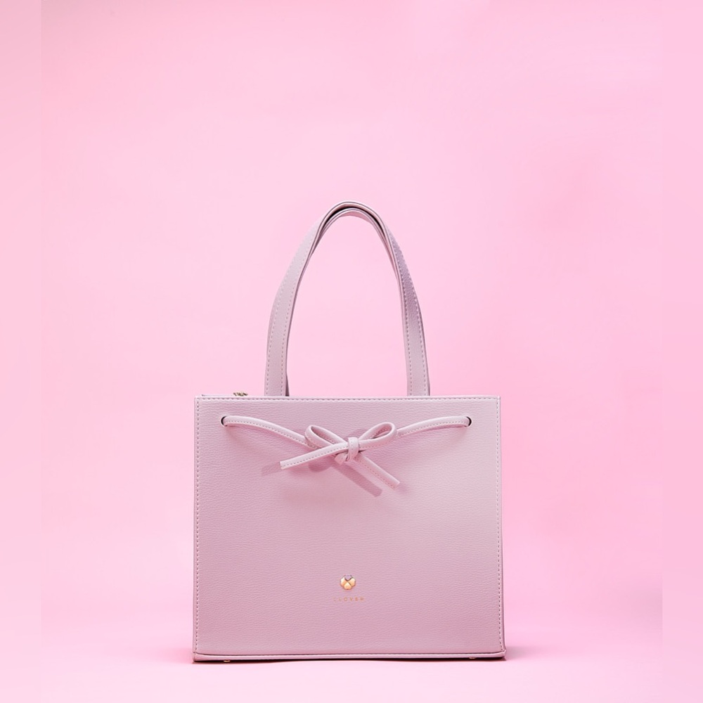 Clover crossbody and shoulder pink totebag